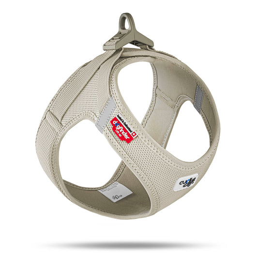 Curli Air-Mesh w/Curli Clasp Harness Lt Tan