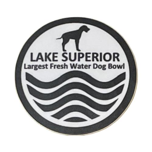 "Fresh Water Dog Bowl" Sticker