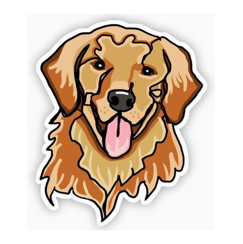 Golden Retriever Sticker
