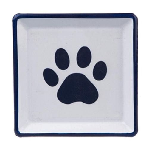 Paw Square Trinket Dish -Disc.