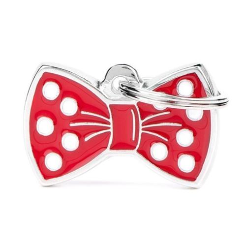 MyFamily Charms - Bow Tie Red