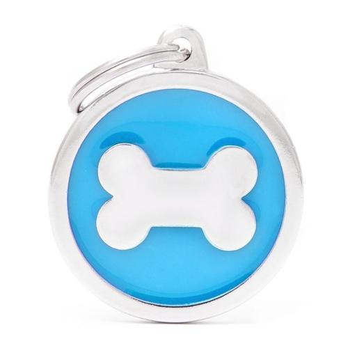 MyFamily Classic - Light Blue Circle w/Bone