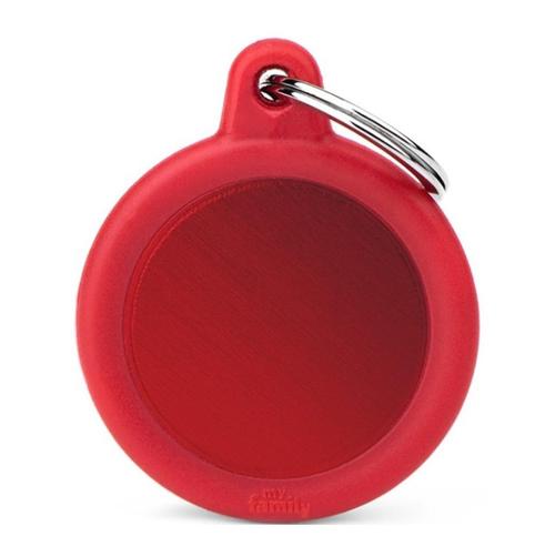 MyFamily Hushtag - Red Circle w/Red Rubber