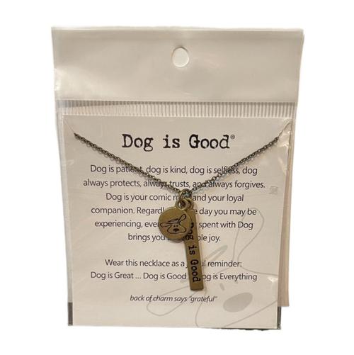 Dog Is Good Necklace -Disc.