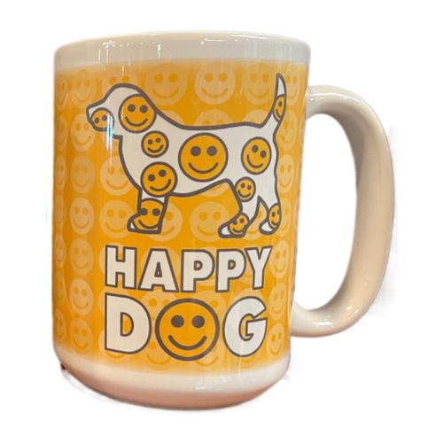 Happy Dog Mug -Disc.