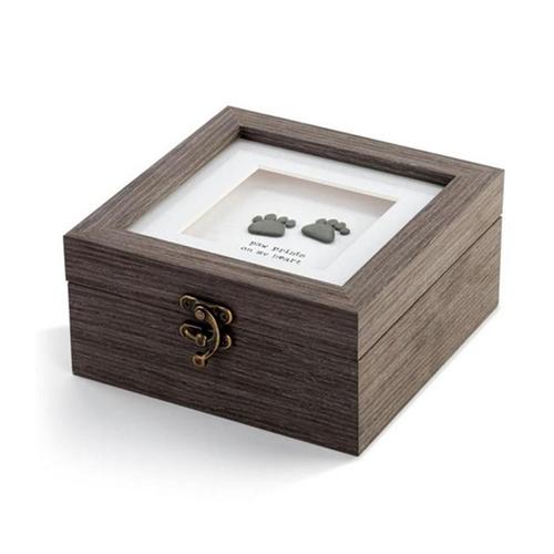 Paw Prints Keepsake Box