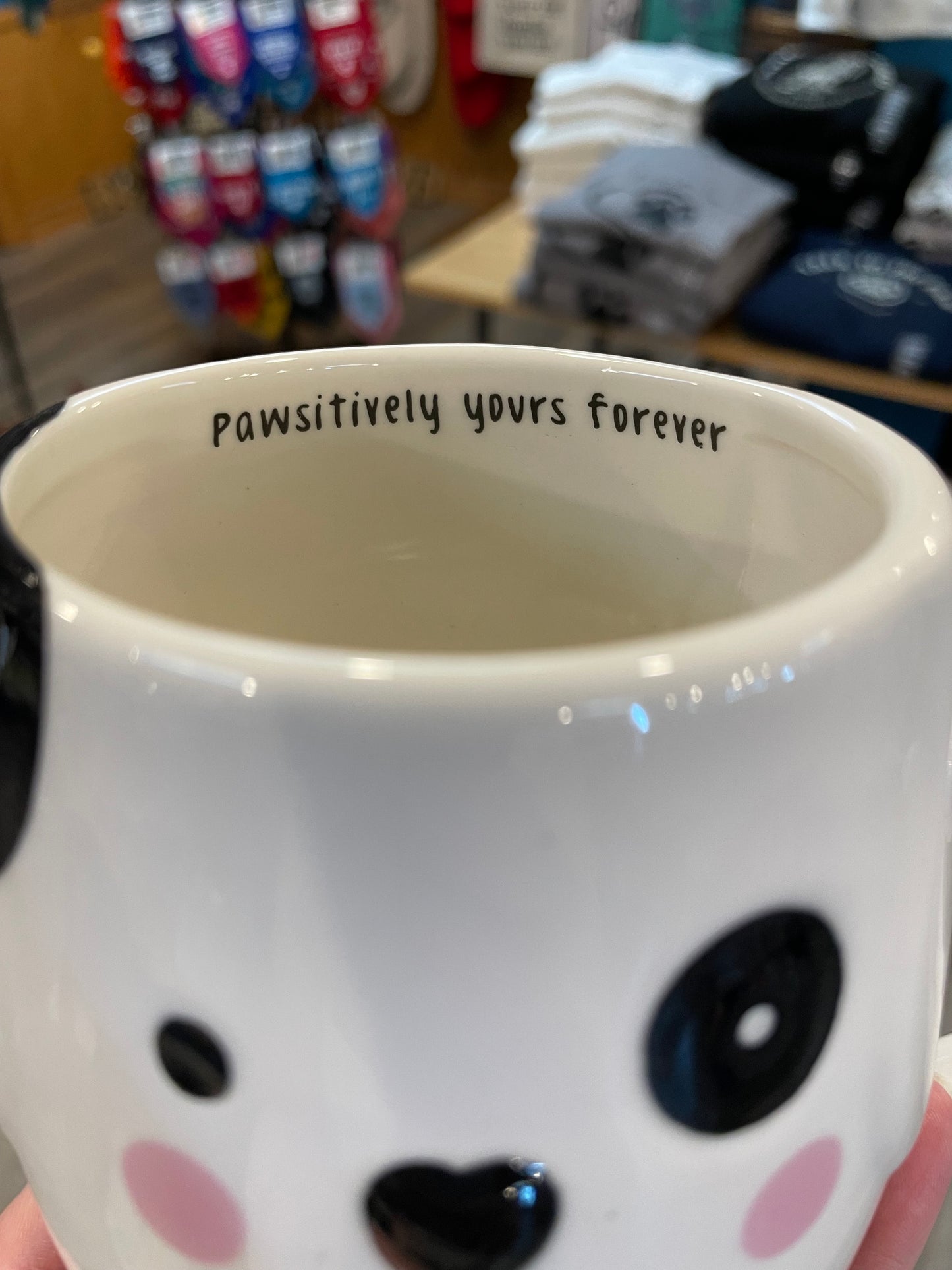 Pawsitively Yours Forever Ceramic Mug -Disc.