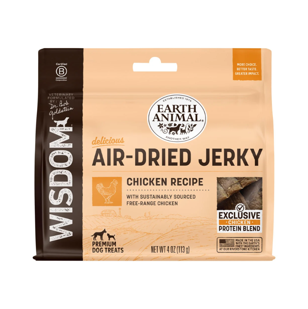 Earth Animal Wisdom Jerky - Chicken 4oz