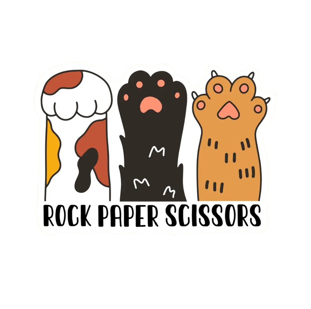 Rock Paper Scissors Sticker by ES
