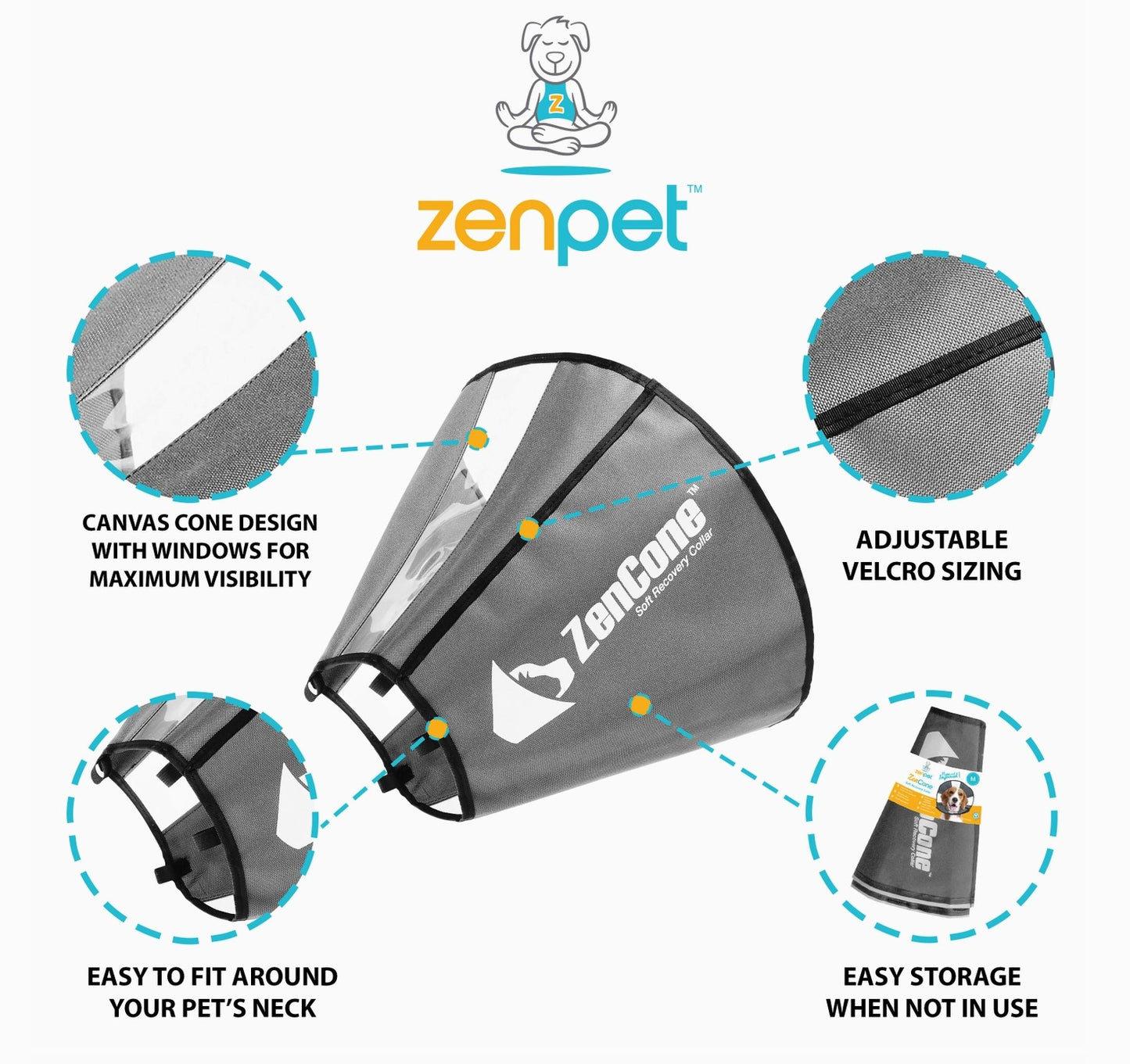 ZenPet Soft Collar w/Windows