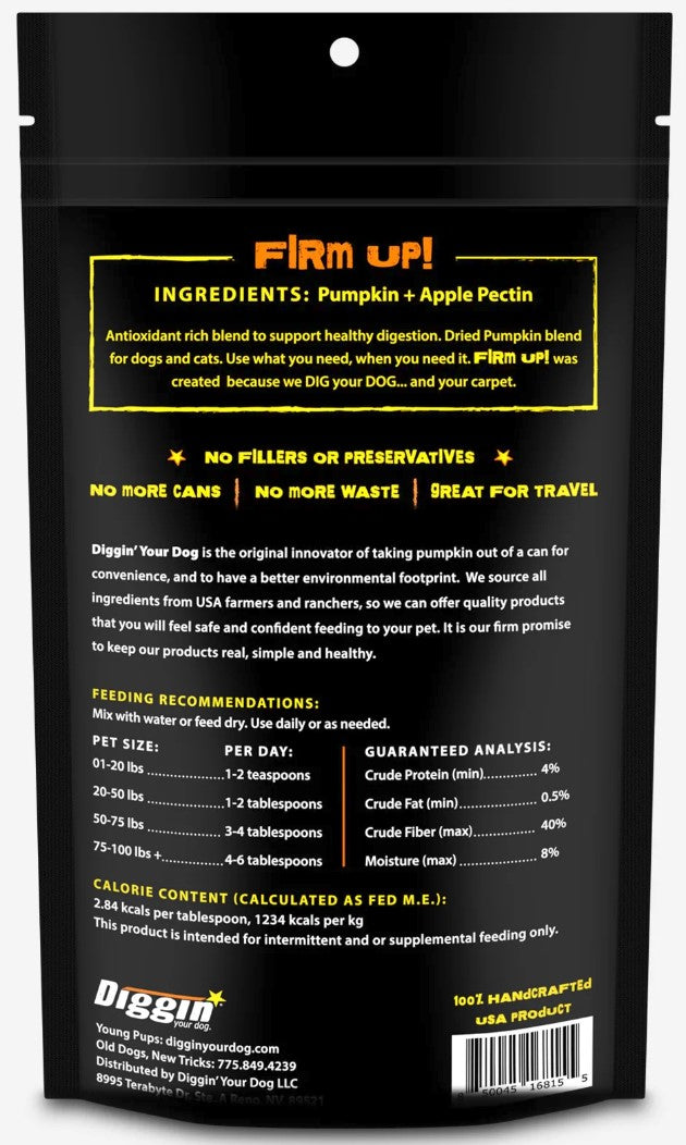 Diggin Firm Up Pumpkin 8oz