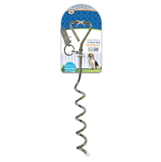 Four Paws Walk-About Spiral Tie-Out Stake