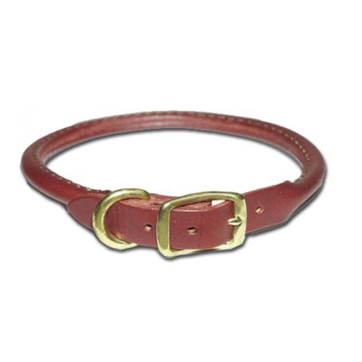 Leather Brothers Round Latigo - Burgundy - USA