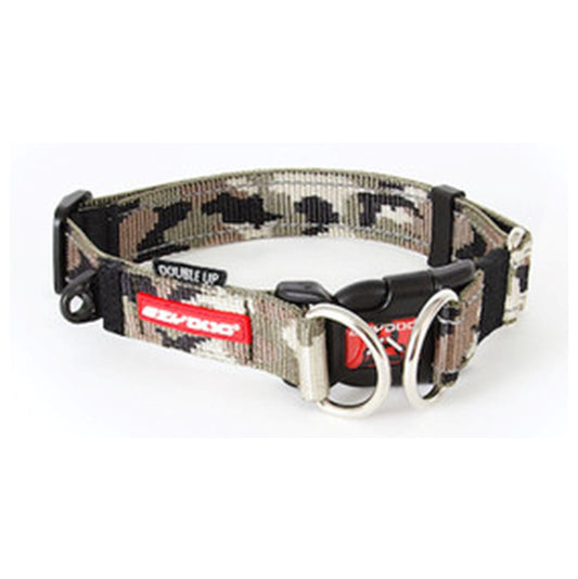 EzyDog Double Up Collar Green Camo