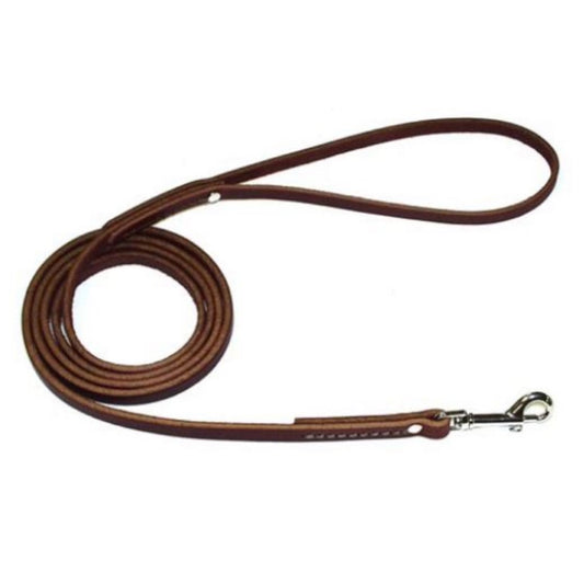 Leather Brothers Latigo Leash Burgundy -USA Made