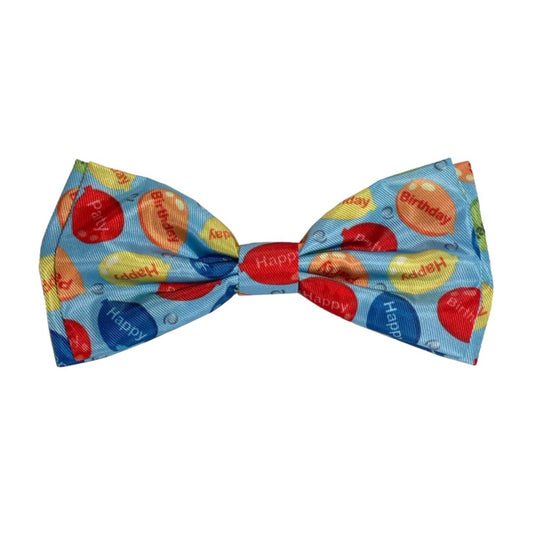 Huxley&Kent Party Time Blue Bow Tie