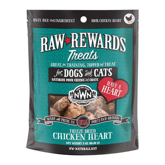 Northwest Naturals Chicken Hearts 3oz