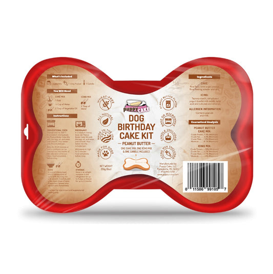 Birthday Cake Kit Peanut Butter -Puppy Cake