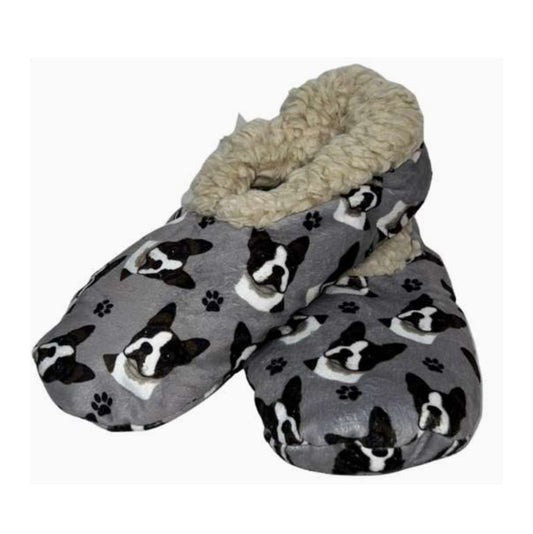 E&S Boston Terrier Slippers