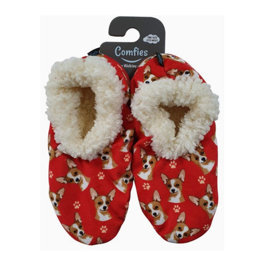 E&S Chihuahua Fawn Slippers