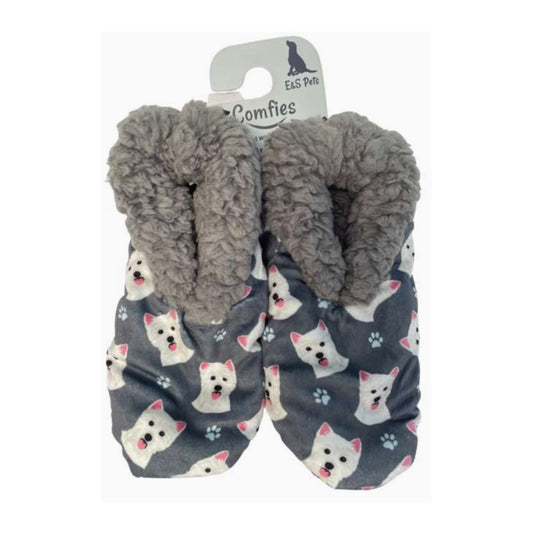 E&S Westie Slippers