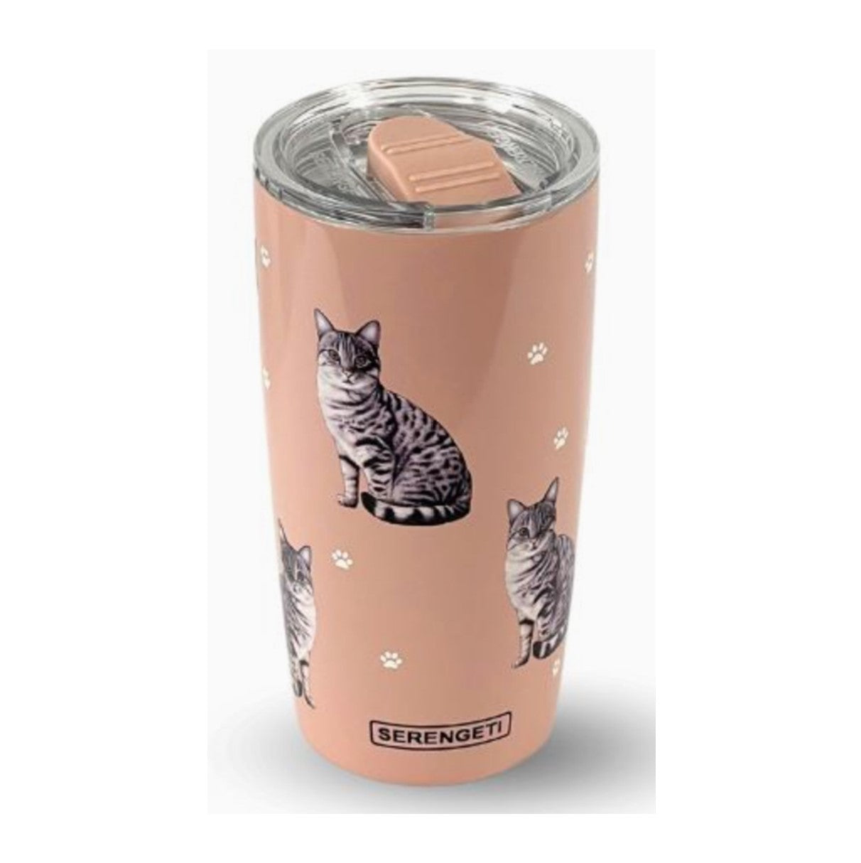 E&S Tabby Silver 20oz Tumbler