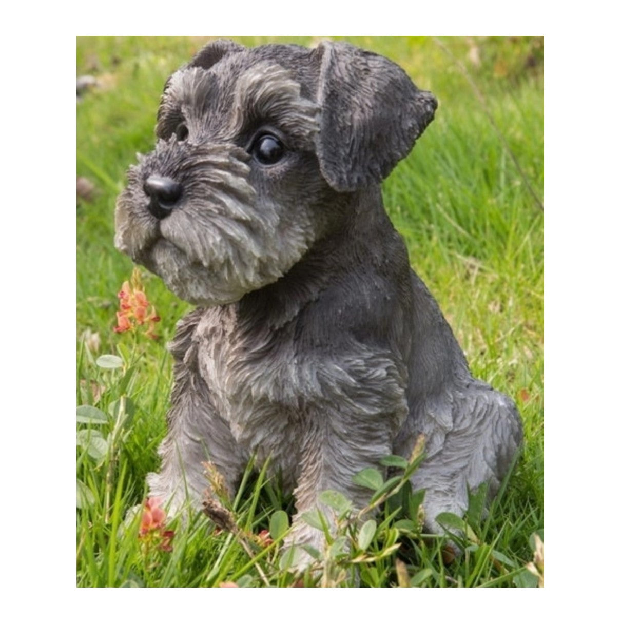 Schnauzer Puppy Figurine