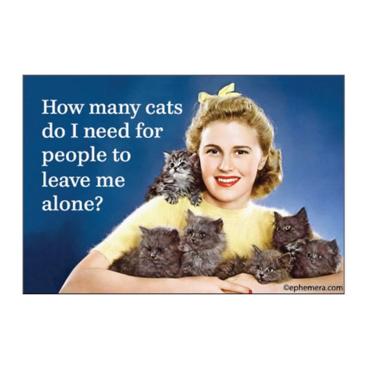How Many Cats Do I Need Magnet