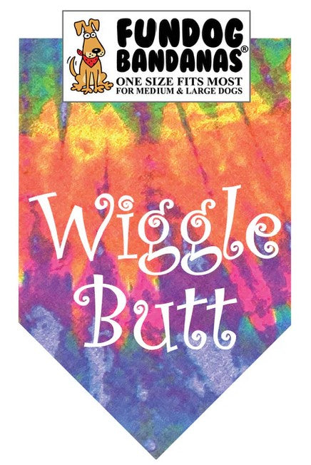 FunDog Wiggle Butt Bandana - 2 Sizes, Several Colors