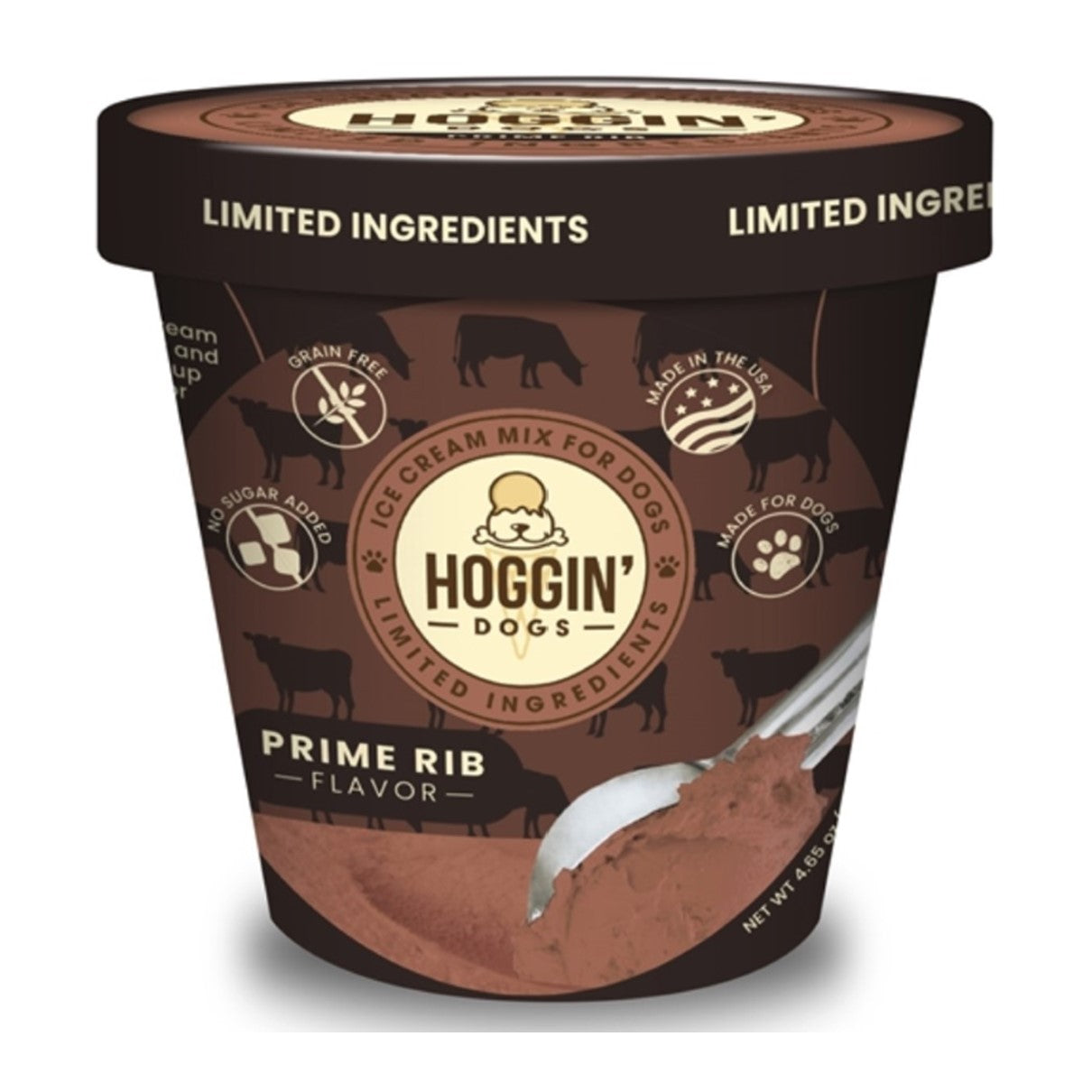 Hoggin' Dogs Ice Cream Mix Prime Rib