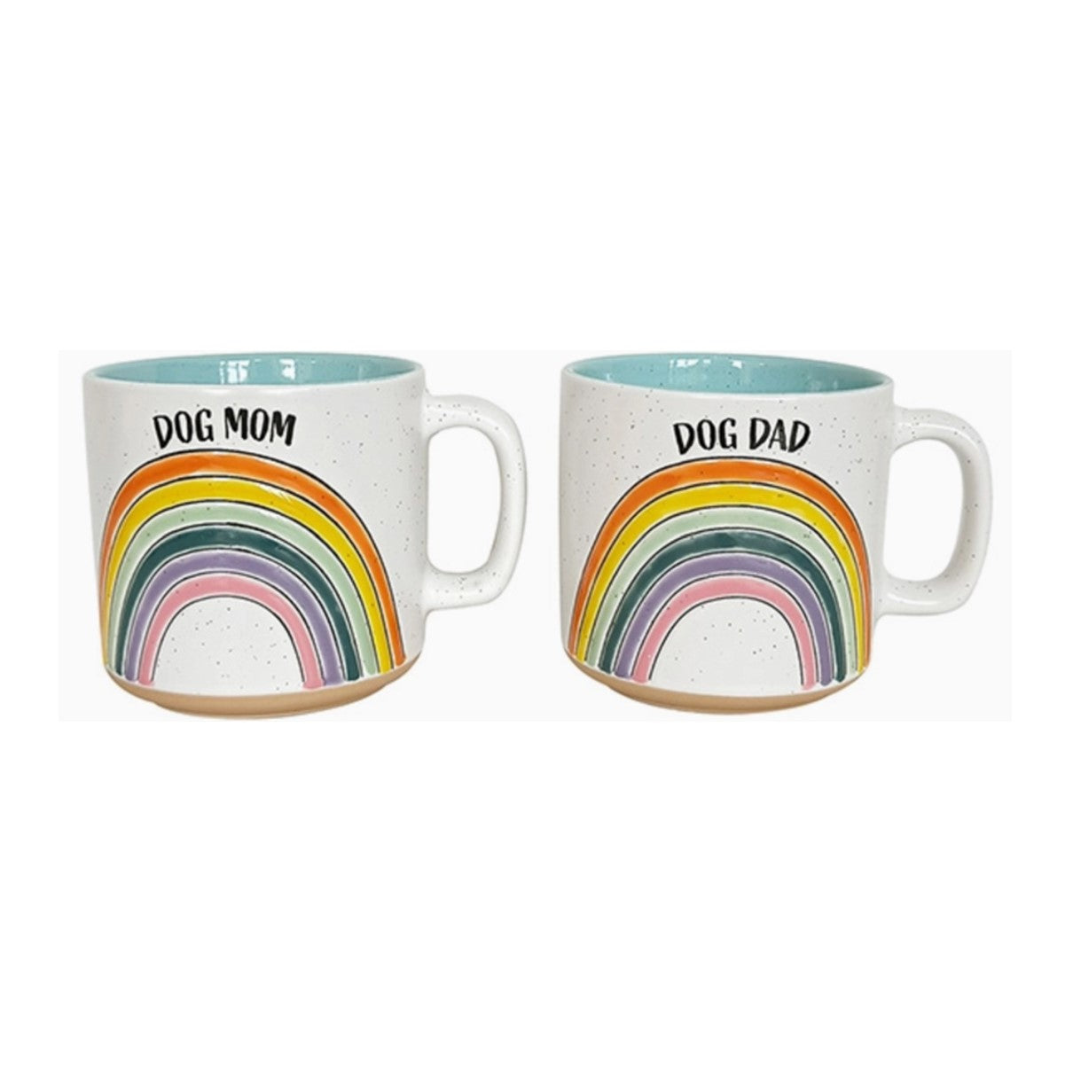 Blue Sky Rainbow Love Dog Mug