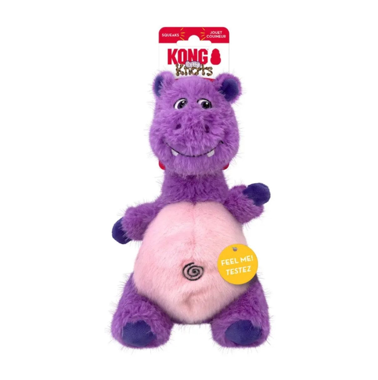 Kong Knots Belly Hippo M/L 10"