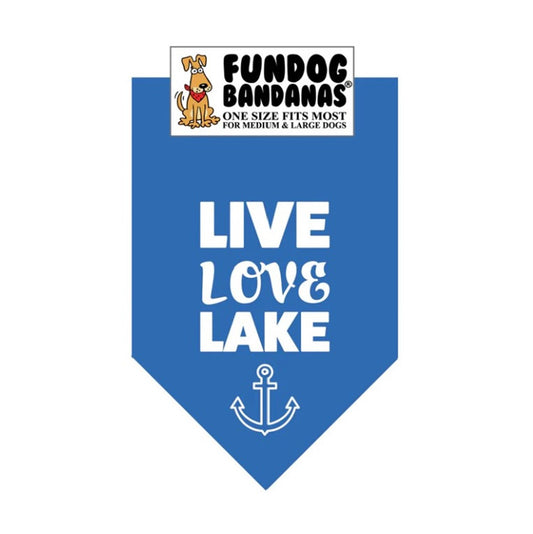 FunDog Live Love Lake Bandana - 2 Sizes