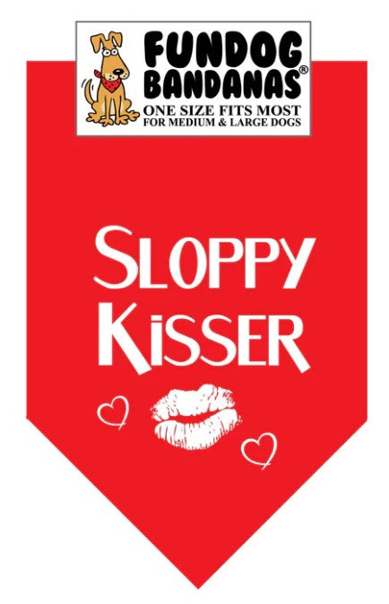 FunDog Sloppy Kisser Bandana - 2 Sizes, Several Colors