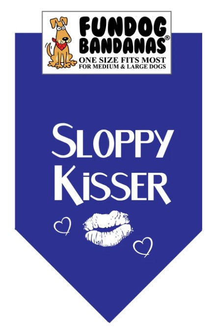 FunDog Sloppy Kisser Bandana - 2 Sizes, Several Colors