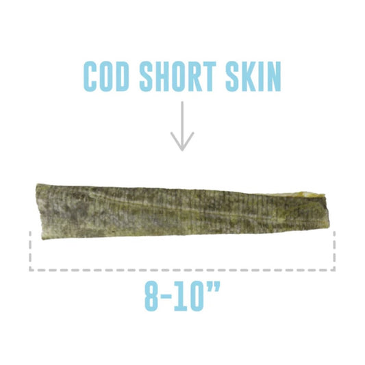 Cod Skin 8-10" -Icelandic