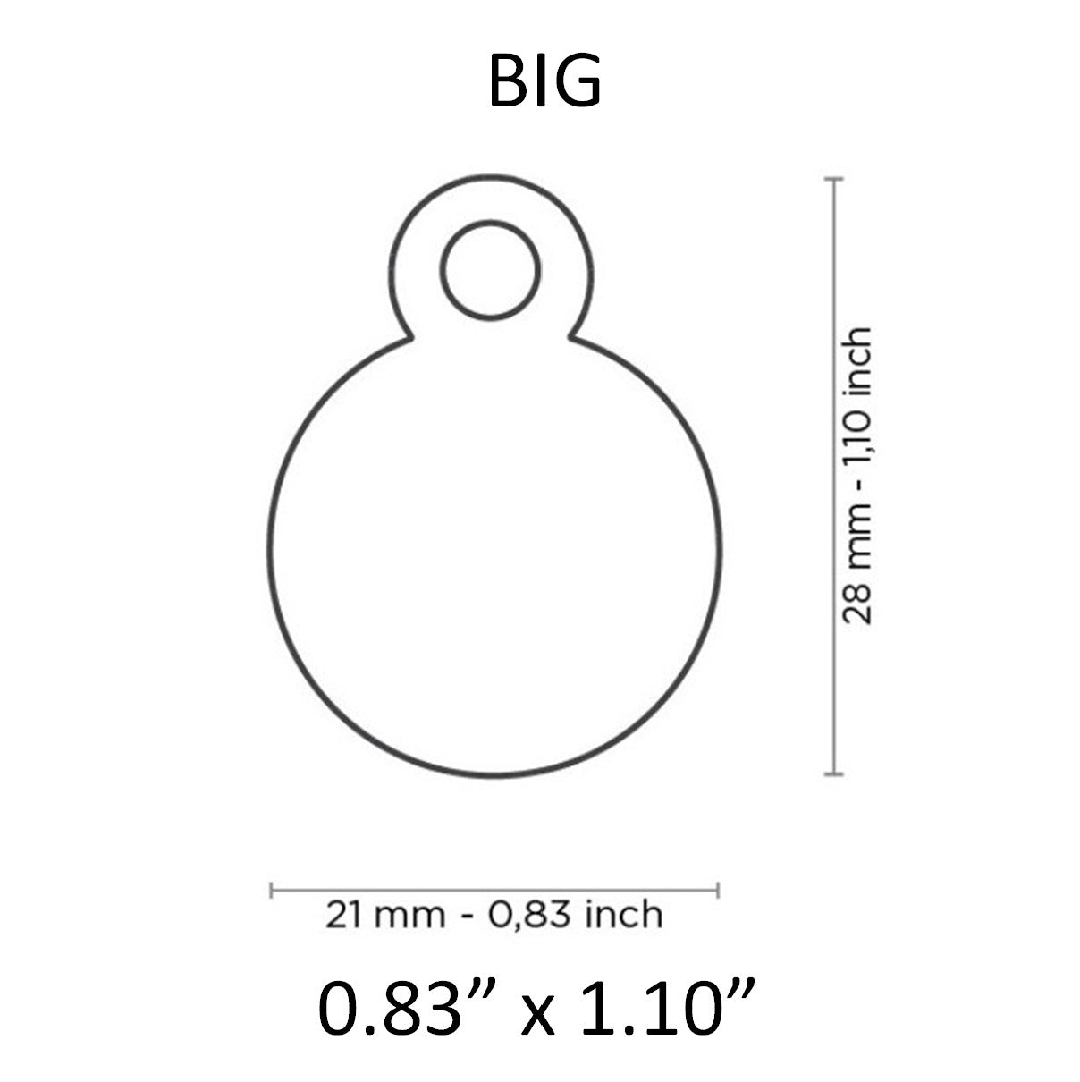 MyFamily Basic Aluminum Blue Circle