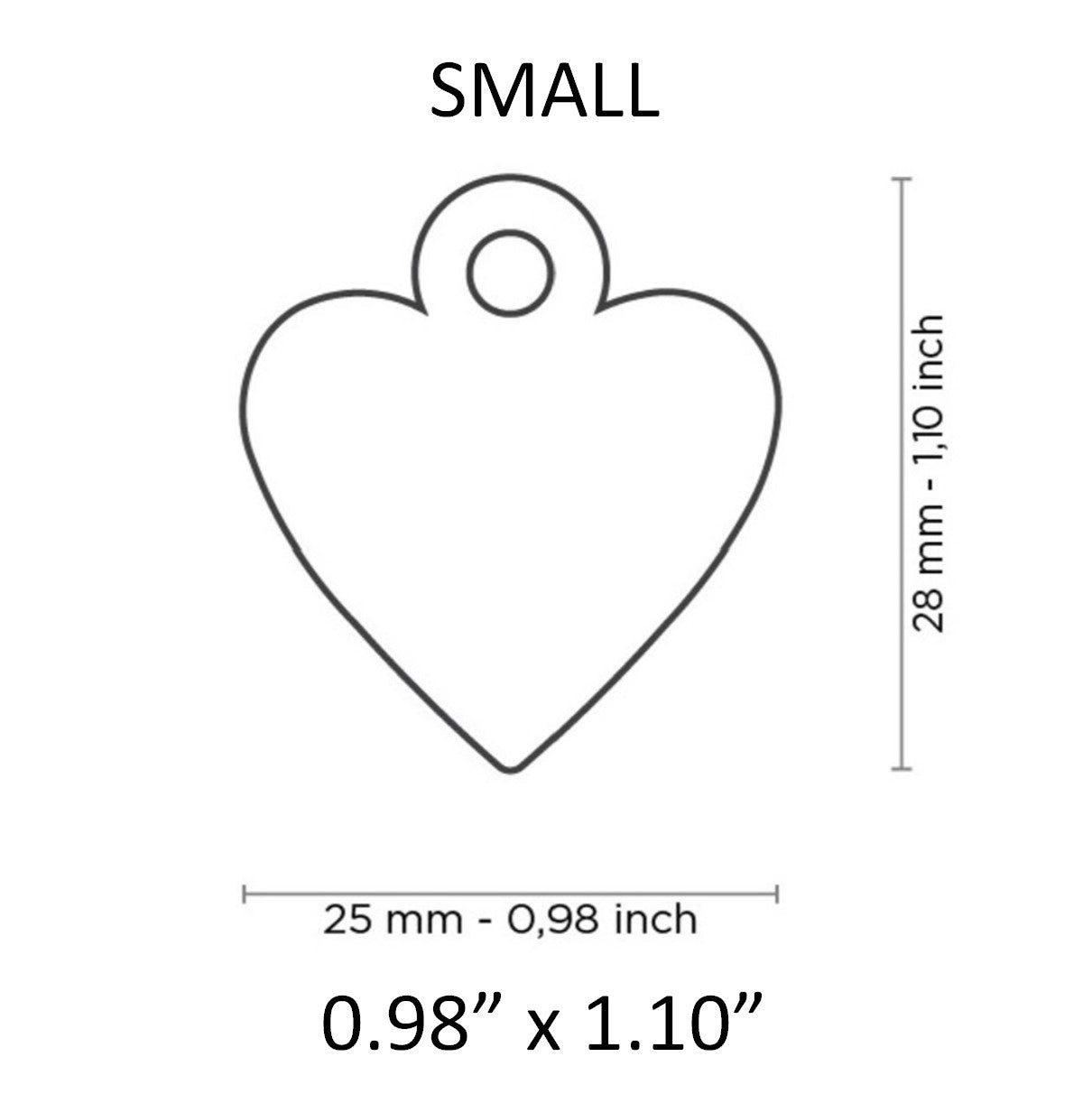 MyFamily Basic Aluminum Red Heart