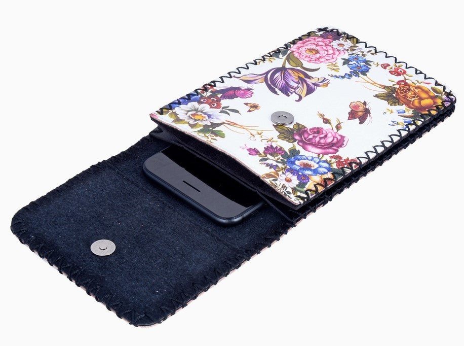 Day of the Dead Cat Crossbody Purse