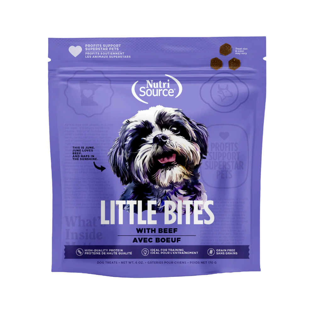 NutriSource Little Bites Beef Grain-Free 6oz