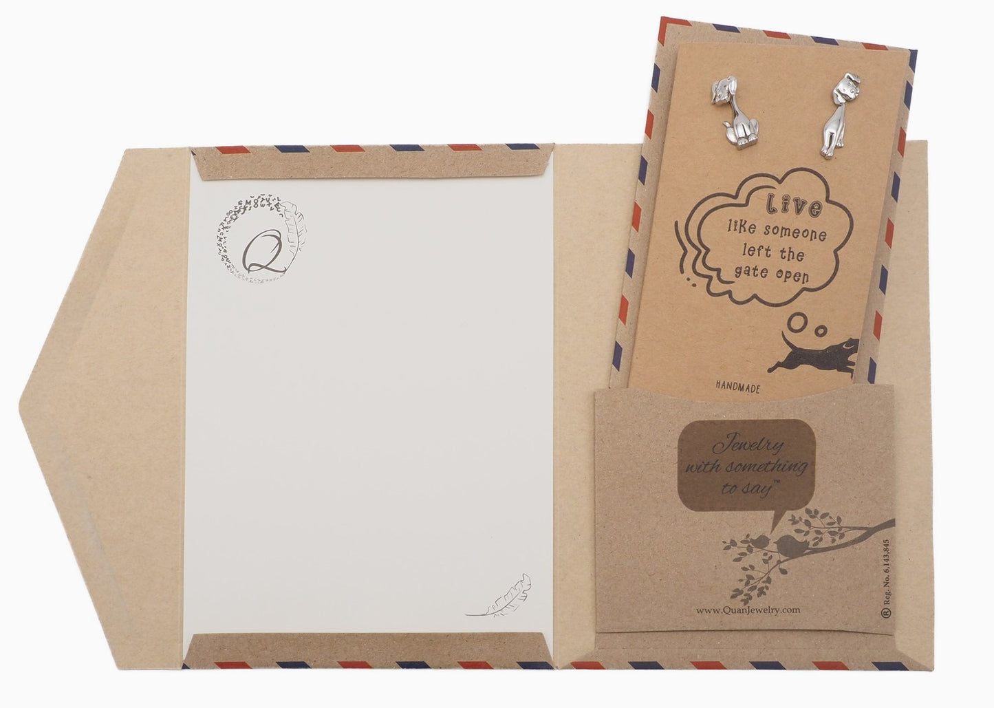 Love You More Dog Pendant -Disc