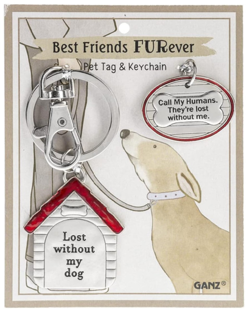 Best Friends Keychain & Tag Combo
