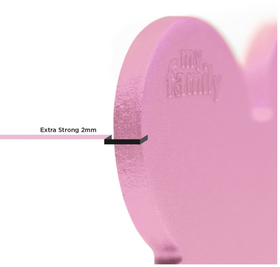 MyFamily Basic Aluminum Pink Heart