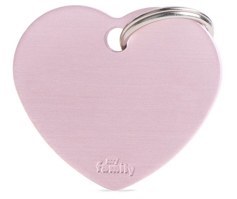 MyFamily Basic Aluminum Pink Heart
