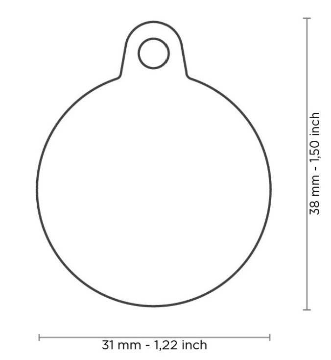 MyFamily Hushtag - Black Circle w/Black Rubber