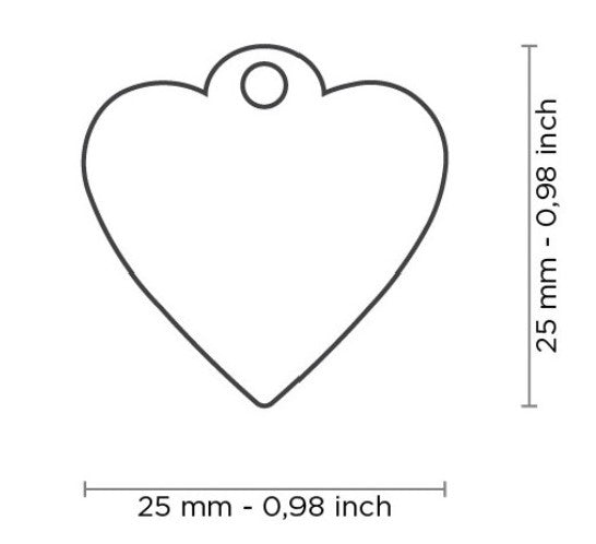 MyFamily Shine - Small Pink Glitter Heart