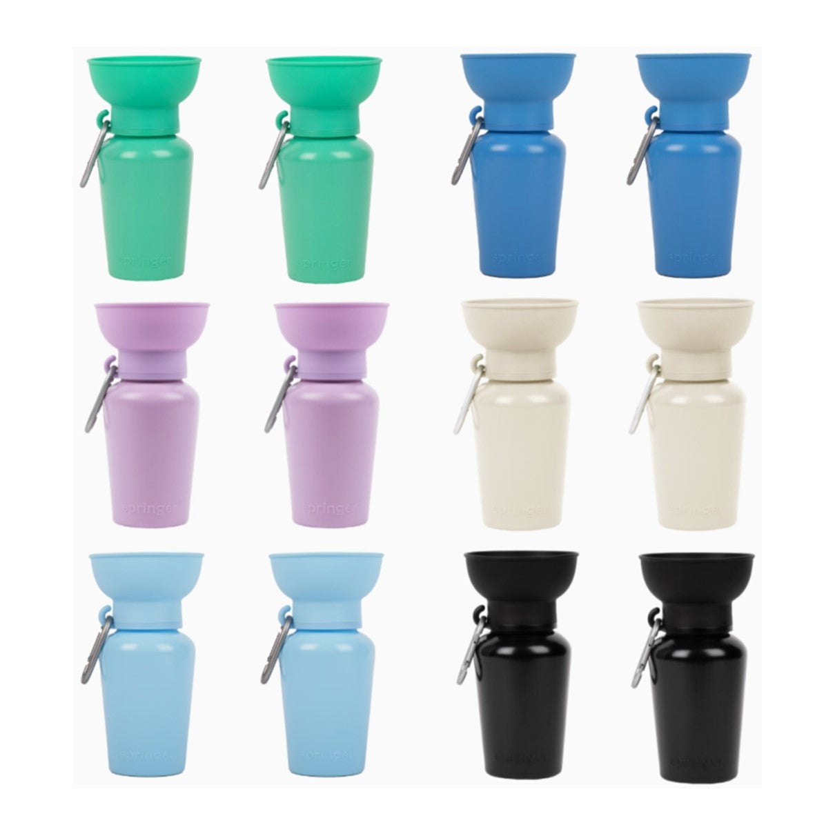 Springer Travel Bottle Silicone Flip 20oz