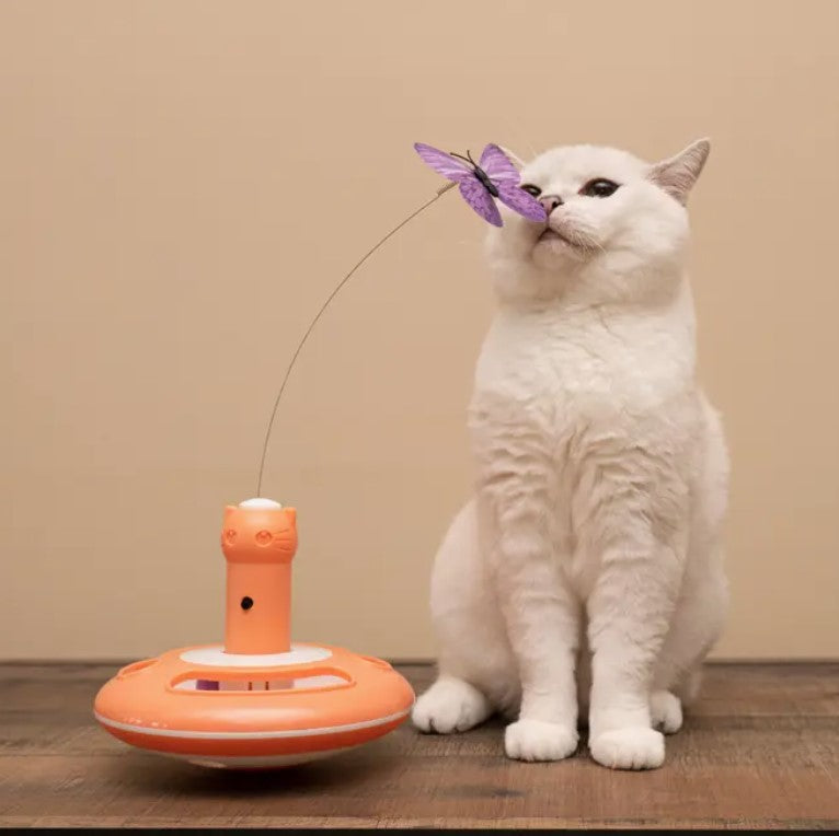 Nala Cat Motorized Butterfly Spinner 9.4in.