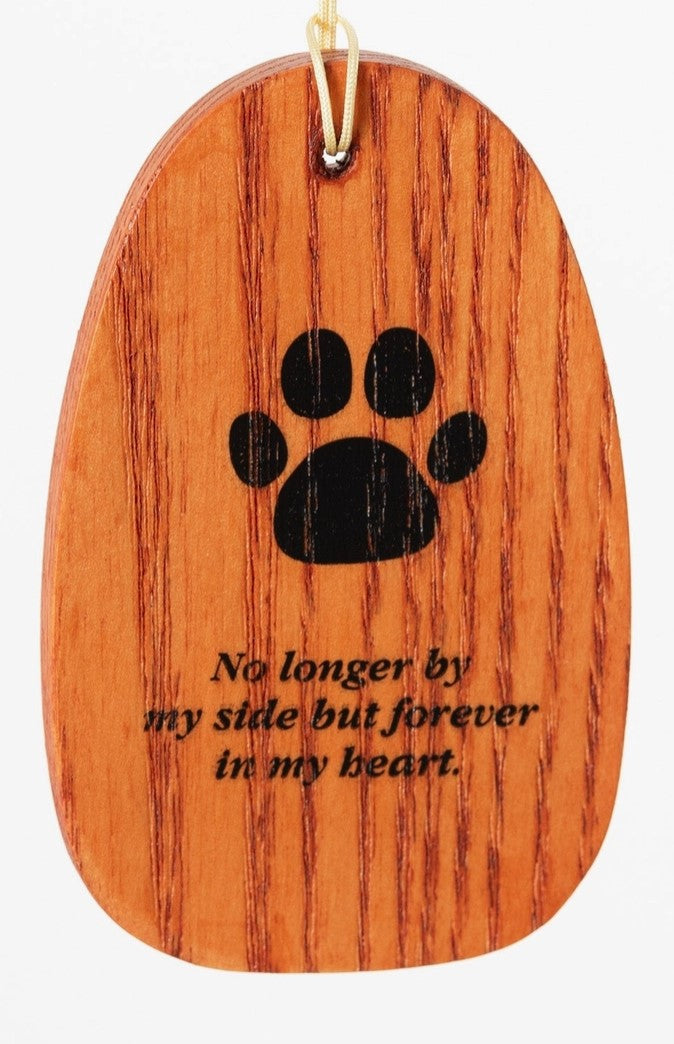 Woodstock Pet Sympathy Chime - Paw Print