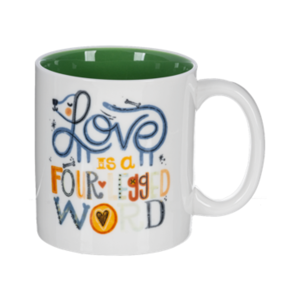 Love Is A Four Legged Word Mug - Disc.